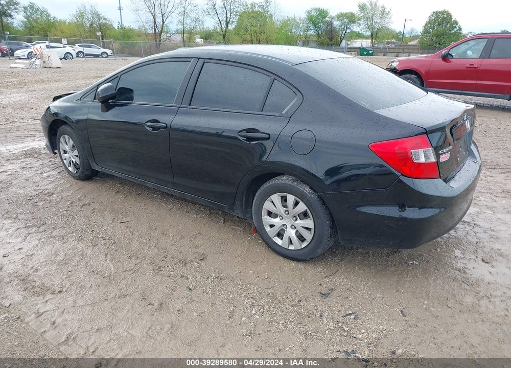 2012 HONDA CIVIC LX VIN: 19XFB2F56CE058533