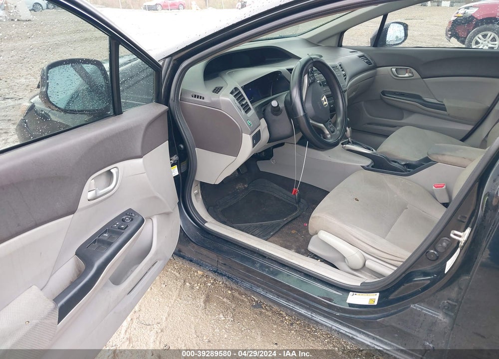 2012 HONDA CIVIC LX VIN: 19XFB2F56CE058533