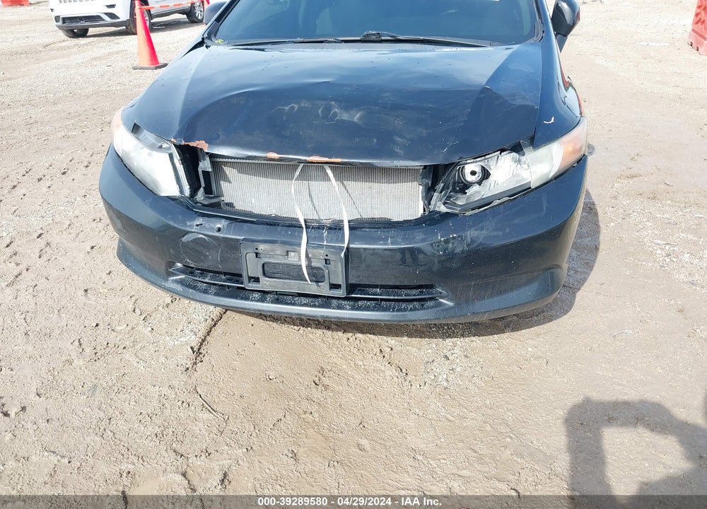 2012 HONDA CIVIC LX VIN: 19XFB2F56CE058533