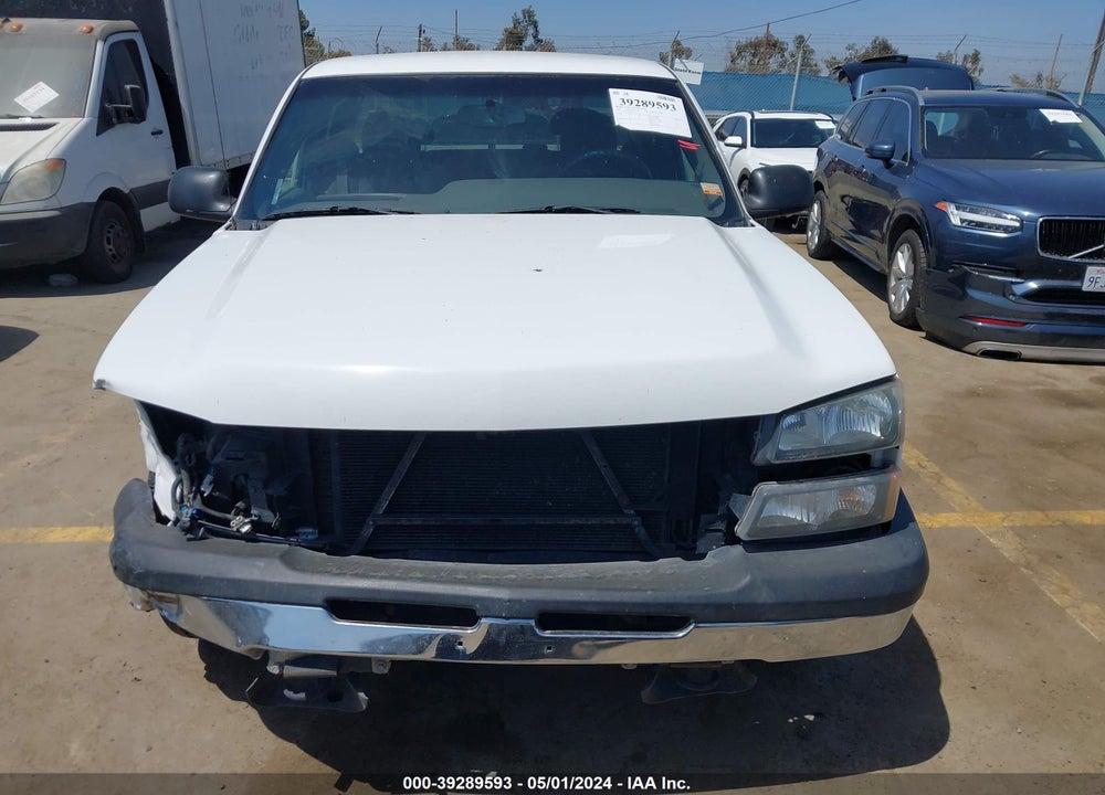 2006 CHEVROLET SILVERADO 1500 WORK TRUCK VIN: 1GCEC19V66Z235654