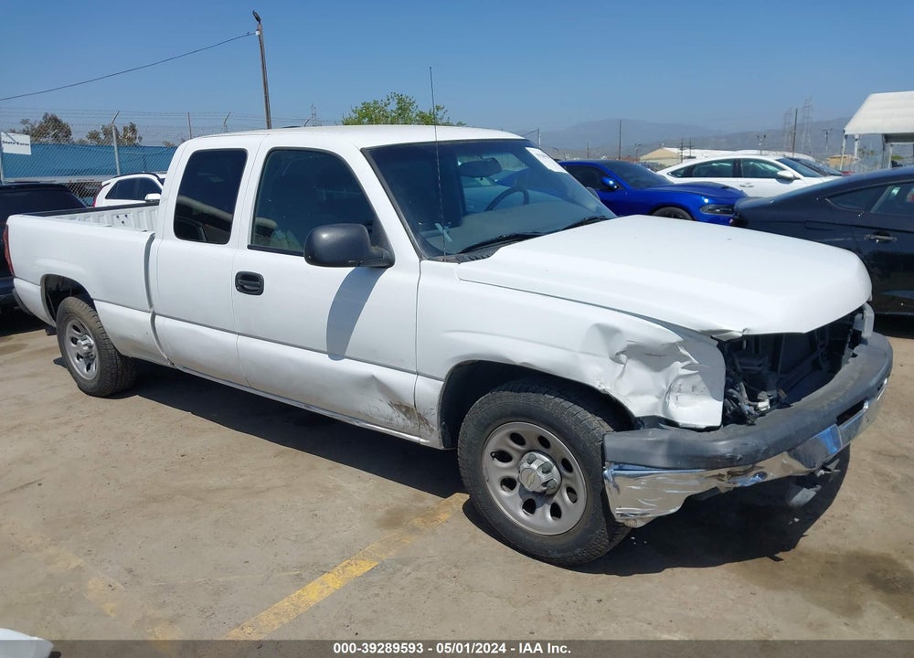 2006 CHEVROLET SILVERADO 1500 WORK TRUCK VIN: 1GCEC19V66Z235654