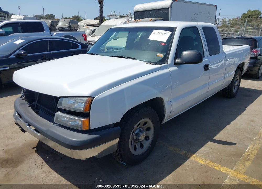 2006 CHEVROLET SILVERADO 1500 WORK TRUCK VIN: 1GCEC19V66Z235654