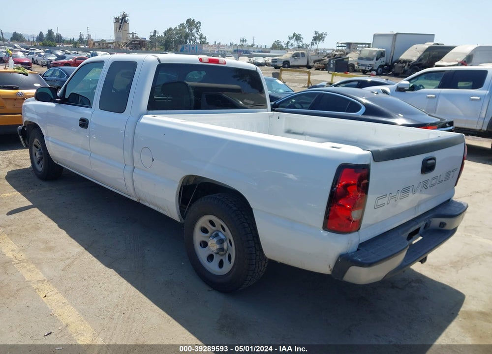 2006 CHEVROLET SILVERADO 1500 WORK TRUCK VIN: 1GCEC19V66Z235654