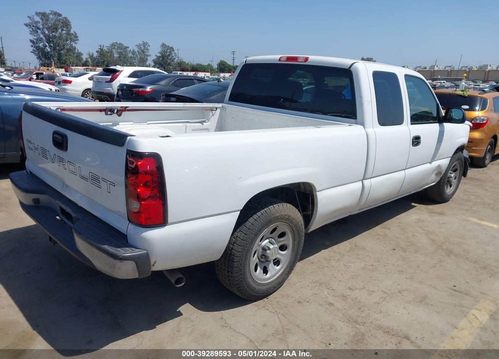 2006 CHEVROLET SILVERADO 1500 WORK TRUCK VIN: 1GCEC19V66Z235654