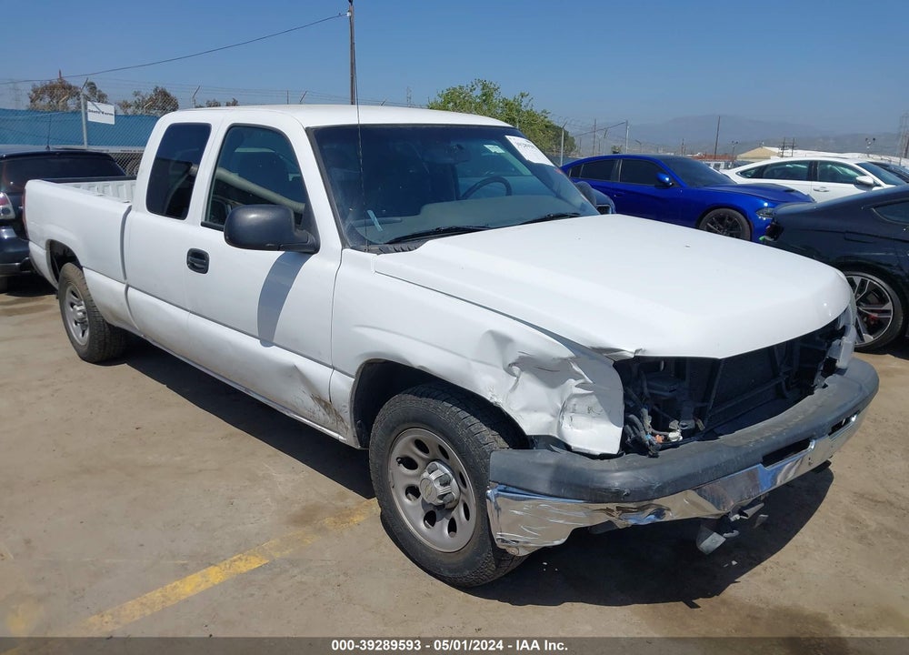 2006 CHEVROLET SILVERADO 1500 WORK TRUCK VIN: 1GCEC19V66Z235654