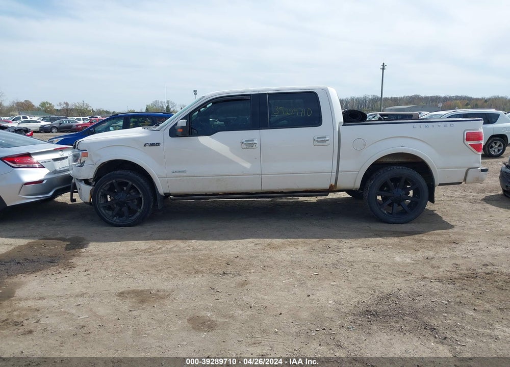 2013 FORD F-150 LIMITED VIN: 1FTFW1ET9DFB65520