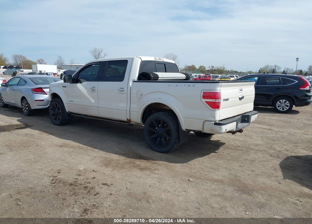 2013 FORD F-150 LIMITED VIN: 1FTFW1ET9DFB65520
