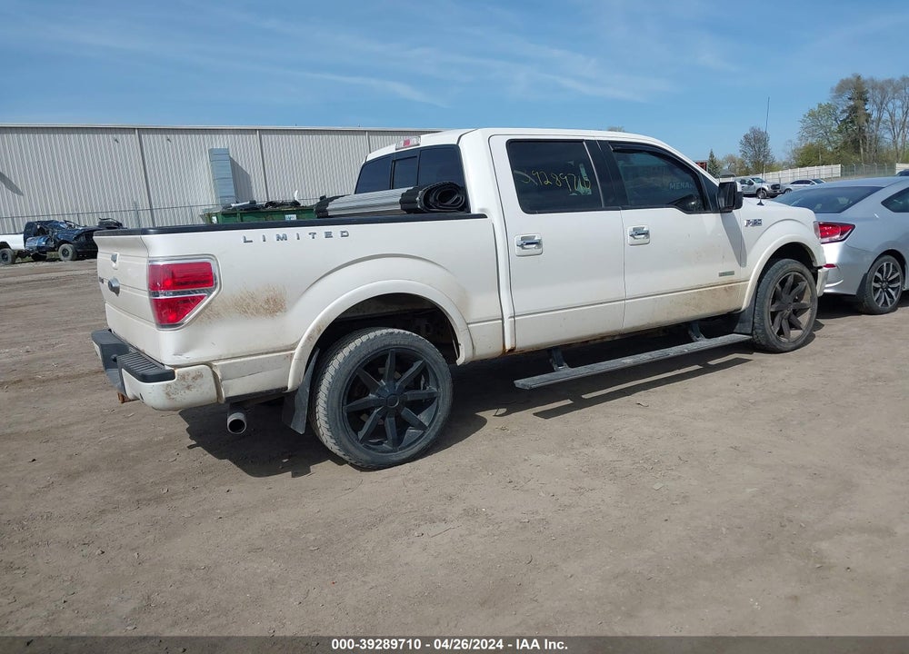 2013 FORD F-150 LIMITED VIN: 1FTFW1ET9DFB65520