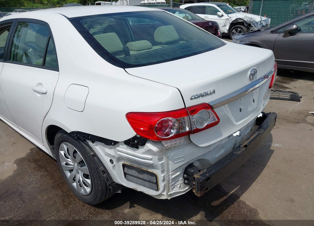 2012 TOYOTA COROLLA LE VIN: 2T1BU4EE8CC891058