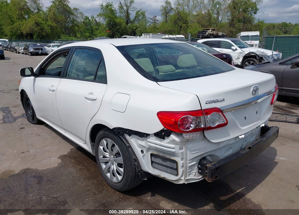 2012 TOYOTA COROLLA LE VIN: 2T1BU4EE8CC891058