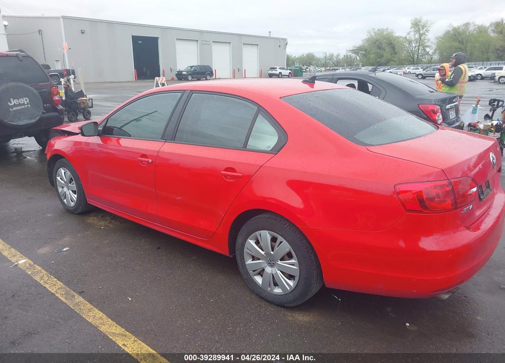 2014 VOLKSWAGEN JETTA 1.8T SE VIN: 3VWD17AJ3EM424885