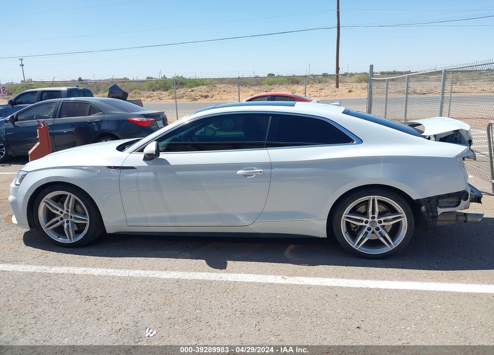 2018 AUDI A5 2.0T PREMIUM VIN: WAUUNAF52JA046790