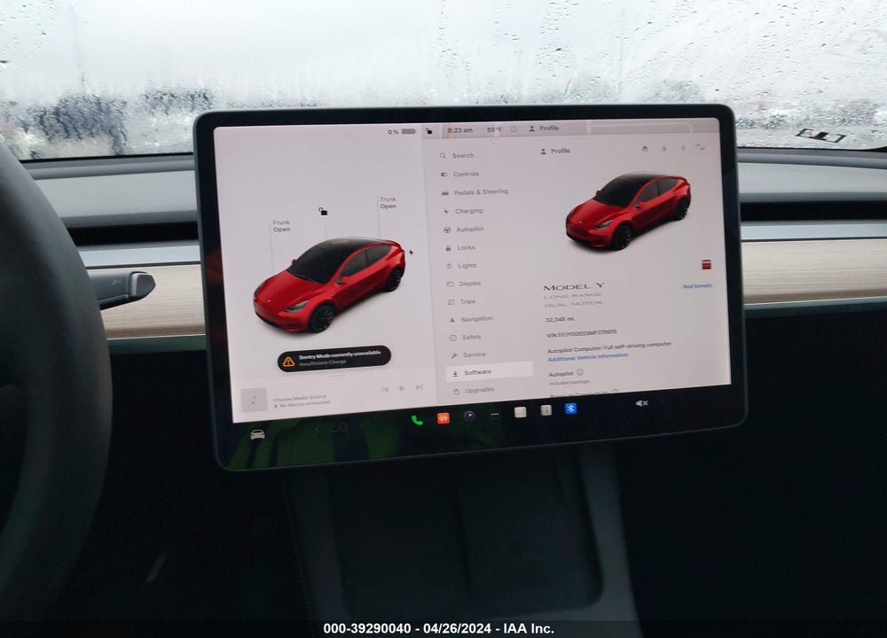 2021 TESLA MODEL Y LONG RANGE DUAL MOTOR ALL-WHEEL DRIVE VIN: 5YJYGDEE9MF276615