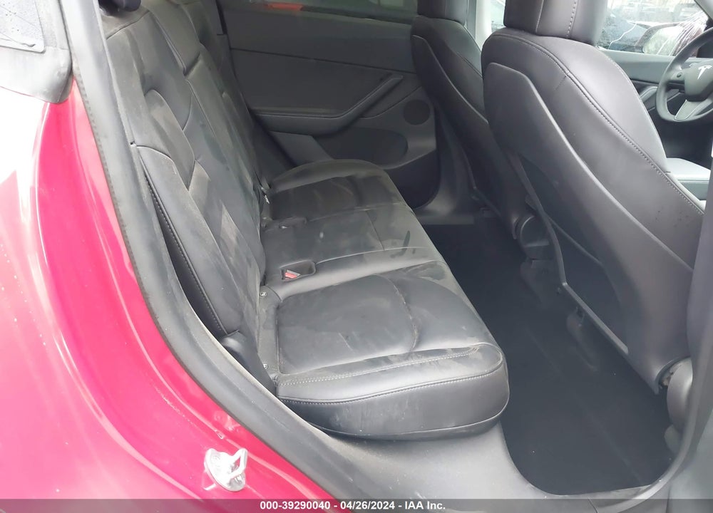 2021 TESLA MODEL Y LONG RANGE DUAL MOTOR ALL-WHEEL DRIVE VIN: 5YJYGDEE9MF276615