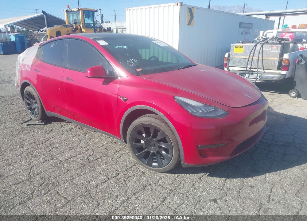 2021 TESLA MODEL Y LONG RANGE DUAL MOTOR ALL-WHEEL DRIVE VIN: 5YJYGDEE9MF276615