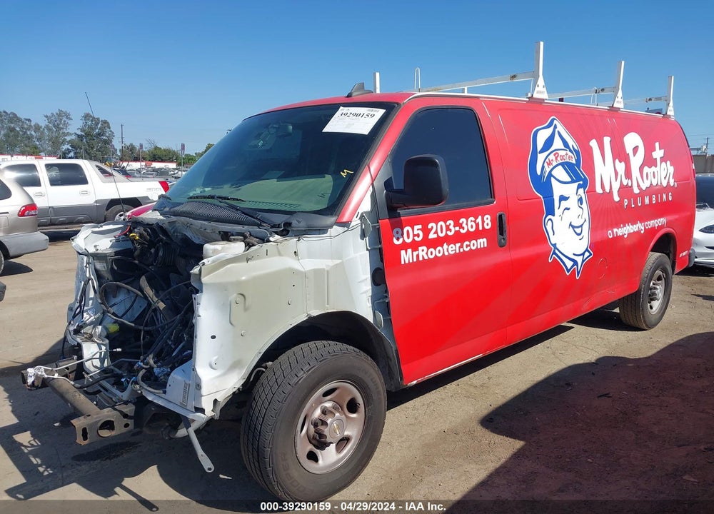 2020 CHEVROLET EXPRESS CARGO RWD 2500 EXTENDED WHEELBASE WT VIN: 1GCWGBFG5L1253075
