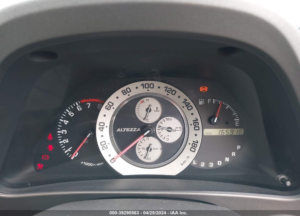 1998 TOYOTA ALTEZZA VIN: GXE100005262