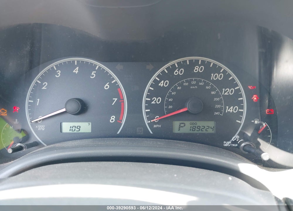 2009 TOYOTA COROLLA LE VIN: JTDBL40E59J048281