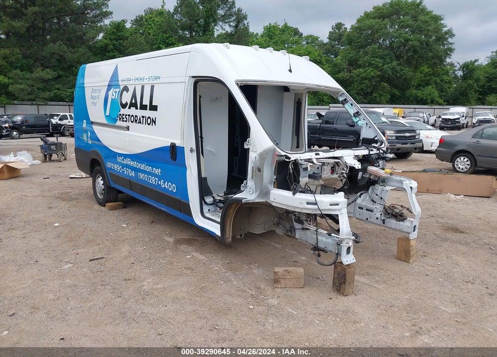 2021 RAM PROMASTER 3500 CARGO VAN HIGH ROOF 159 WB EXT VIN: 3C6MRVJG5ME558771