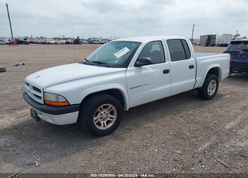 2002 DODGE DAKOTA SPORT VIN: 1B7HL38N12S533381