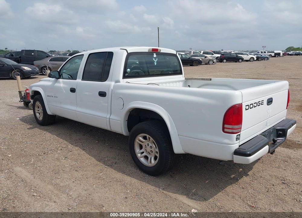 2002 DODGE DAKOTA SPORT VIN: 1B7HL38N12S533381