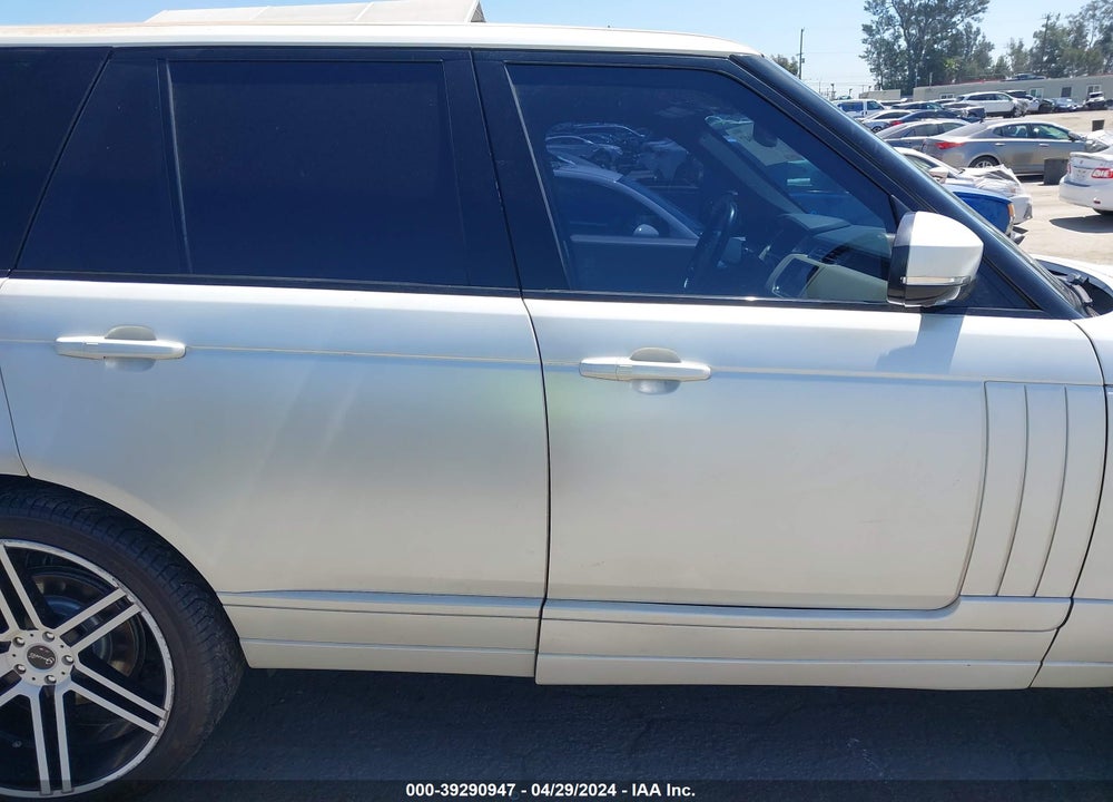 2014 LAND ROVER RANGE ROVER 3.0L V6 SUPERCHARGED HSE VIN: SALGS2WF2EA177126