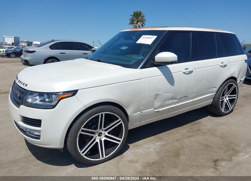 2014 LAND ROVER RANGE ROVER 3.0L V6 SUPERCHARGED HSE VIN: SALGS2WF2EA177126
