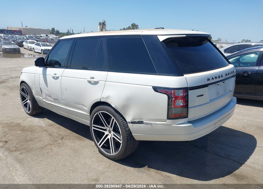 2014 LAND ROVER RANGE ROVER 3.0L V6 SUPERCHARGED HSE VIN: SALGS2WF2EA177126