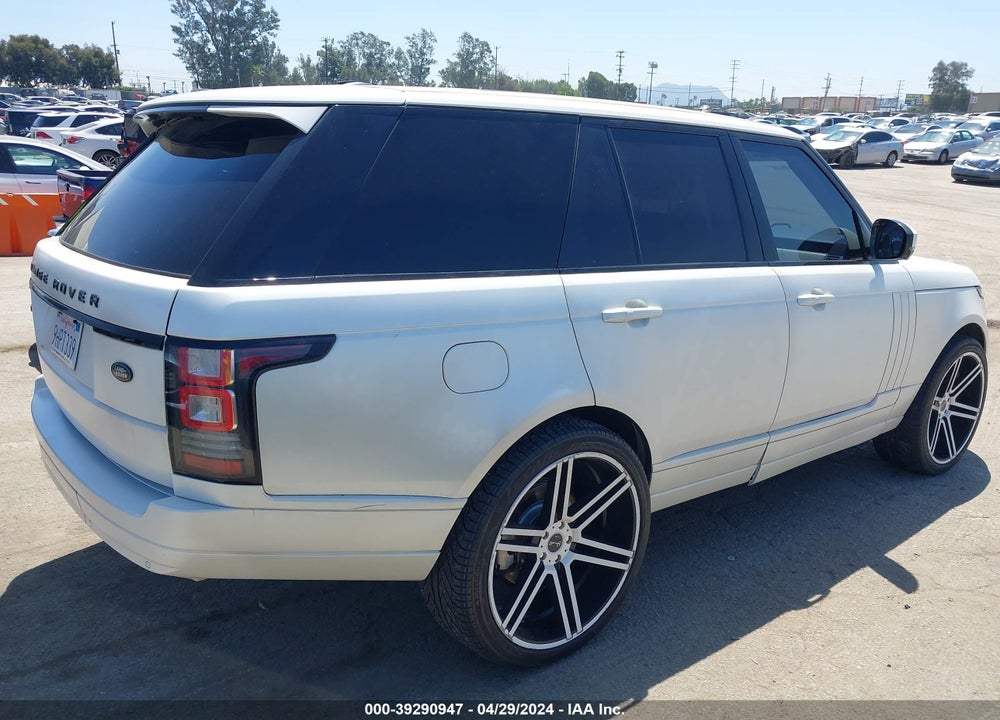2014 LAND ROVER RANGE ROVER 3.0L V6 SUPERCHARGED HSE VIN: SALGS2WF2EA177126