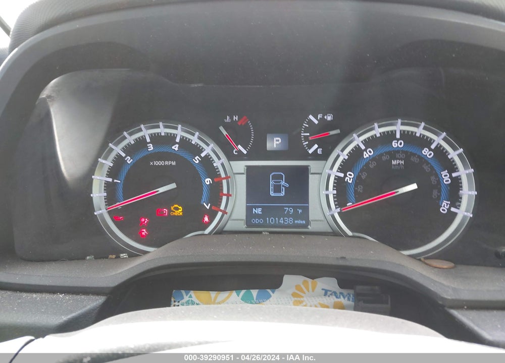 2015 TOYOTA 4RUNNER SR5 PREMIUM VIN: JTEZU5JR5F5089657