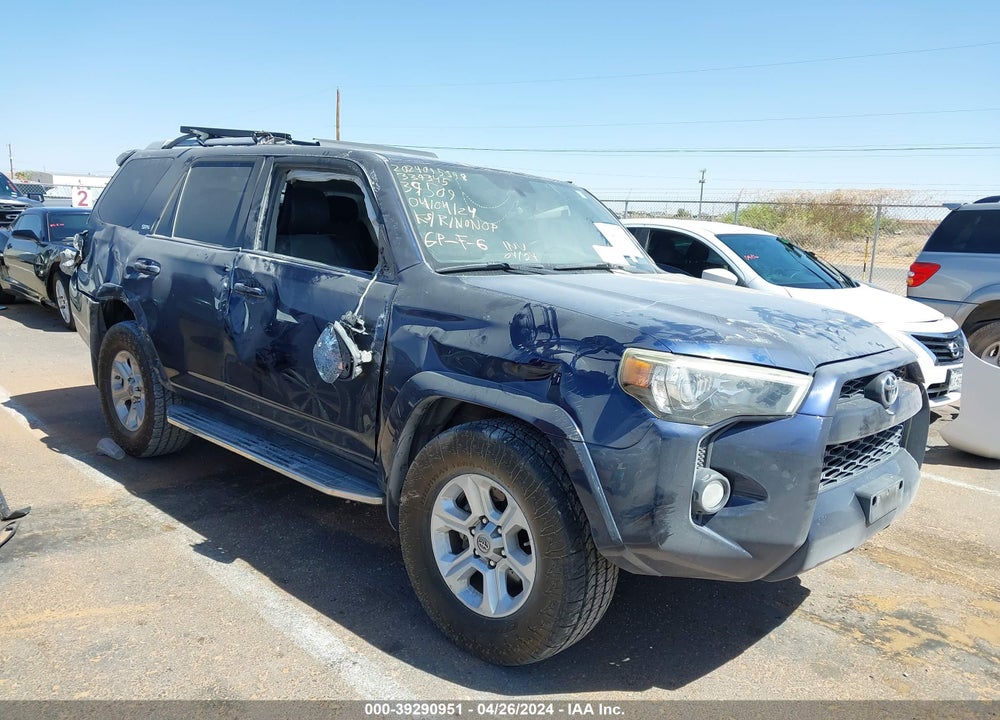 2015 TOYOTA 4RUNNER SR5 PREMIUM VIN: JTEZU5JR5F5089657