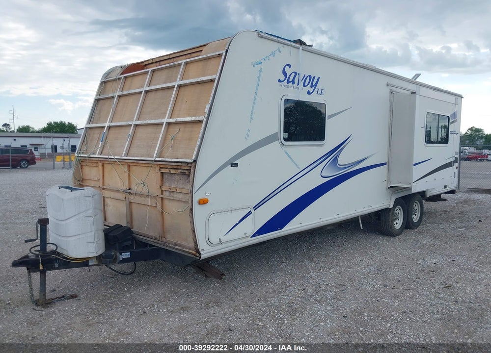 2008 HOLIDAY RAMBLER SAVOY LE TRAVEL TRAILER VIN: 1KB1A1G2484550035