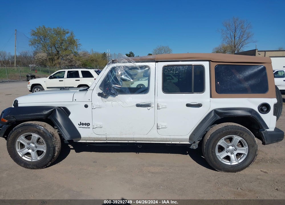 2022 JEEP WRANGLER UNLIMITED SPORT S 4X4 VIN: 1C4HJXDG6NW215774