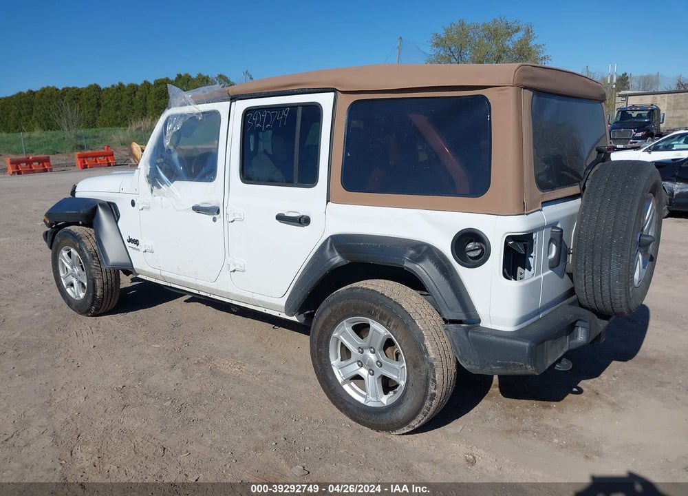 2022 JEEP WRANGLER UNLIMITED SPORT S 4X4 VIN: 1C4HJXDG6NW215774