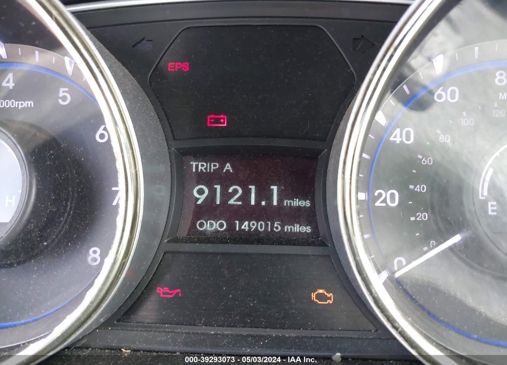 2013 HYUNDAI SONATA GLS VIN: 5NPEB4AC1DH679706