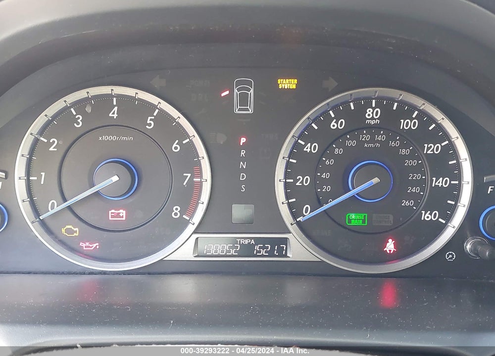 2013 HONDA CROSSTOUR EX-L V6 VIN: 5J6TF2H5XDL001338