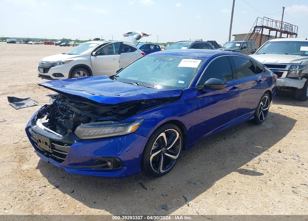 2022 HONDA ACCORD SPORT VIN: 1HGCV1F31NA121760