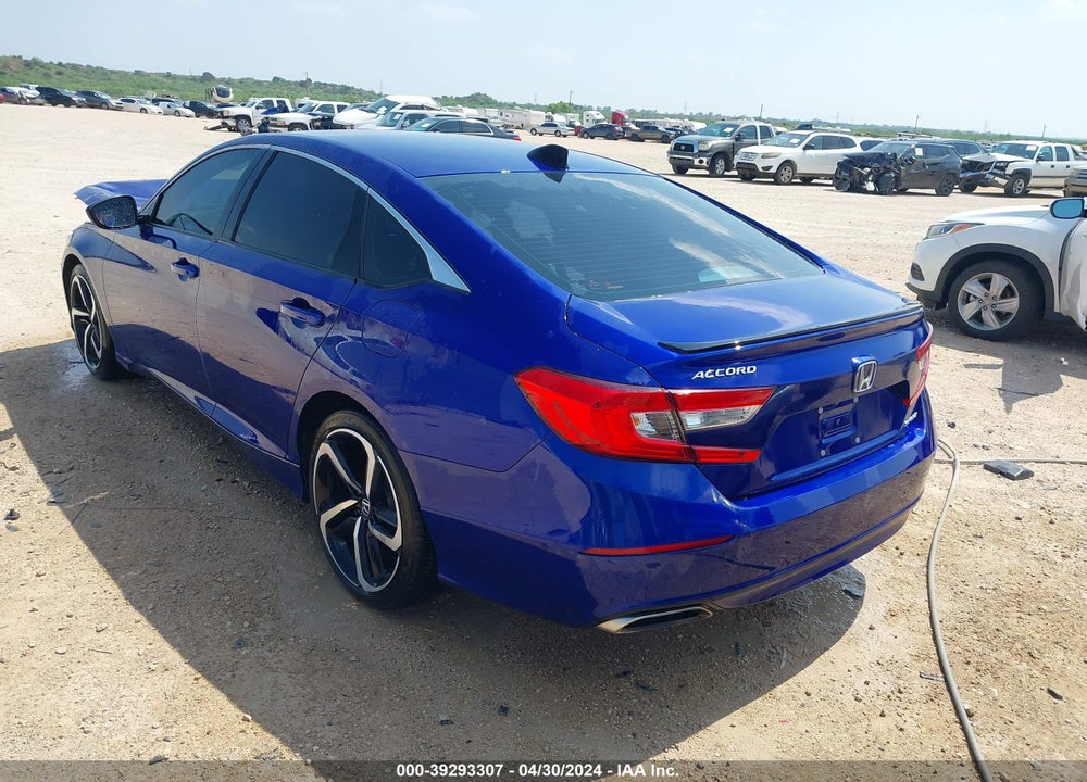 2022 HONDA ACCORD SPORT VIN: 1HGCV1F31NA121760