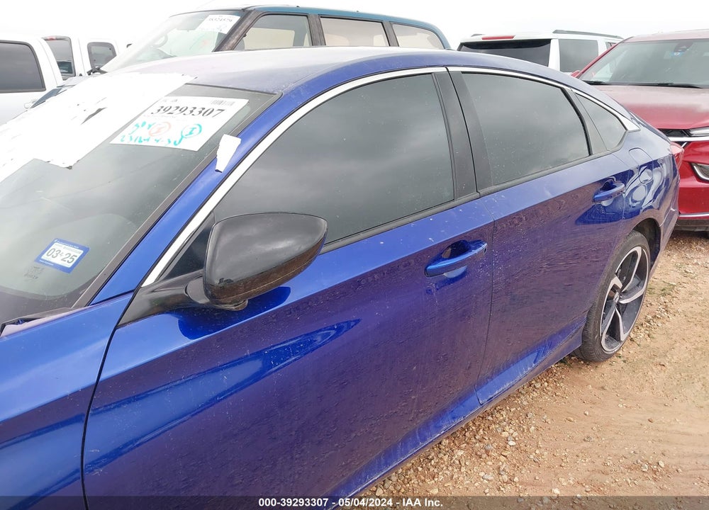 2022 HONDA ACCORD SPORT VIN: 1HGCV1F31NA121760