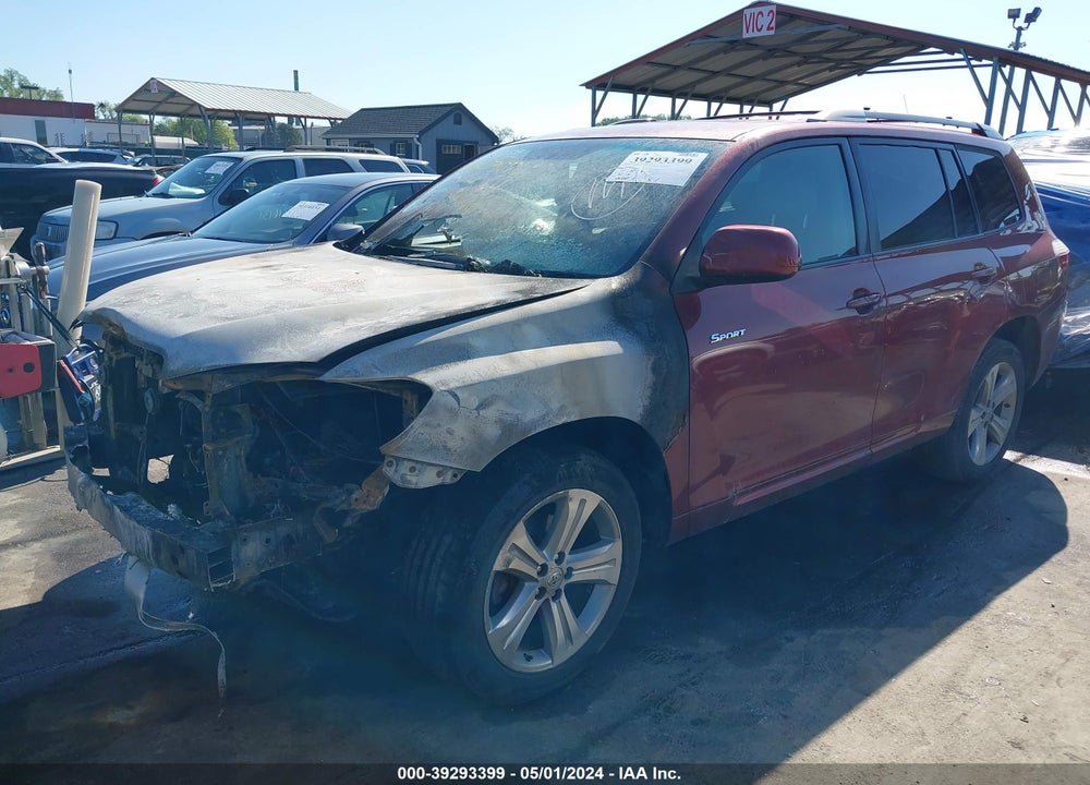 2008 TOYOTA HIGHLANDER SPORT VIN: JTEES43A582061447