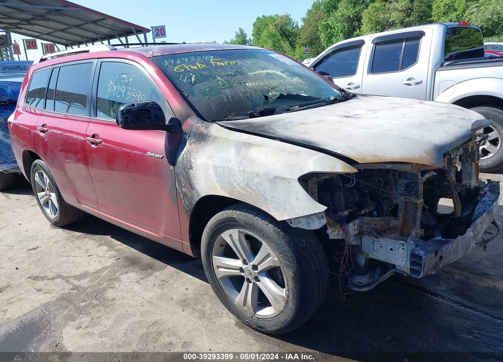 2008 TOYOTA HIGHLANDER SPORT VIN: JTEES43A582061447