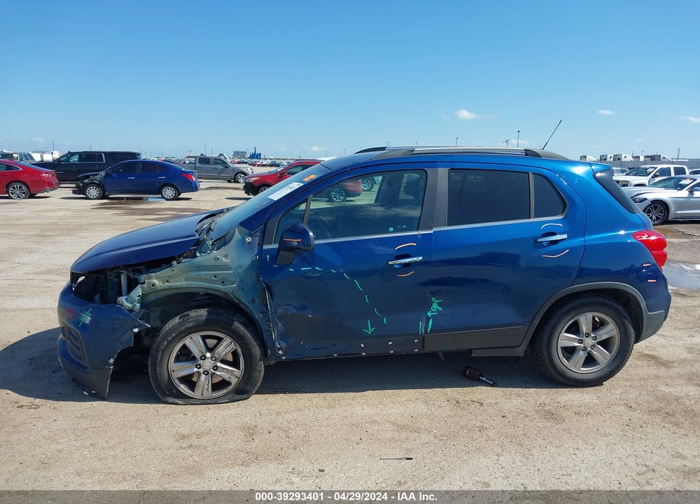 2019 CHEVROLET TRAX LT VIN: 3GNCJLSB2KL345473