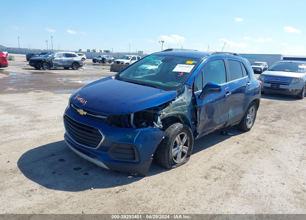 2019 CHEVROLET TRAX LT VIN: 3GNCJLSB2KL345473
