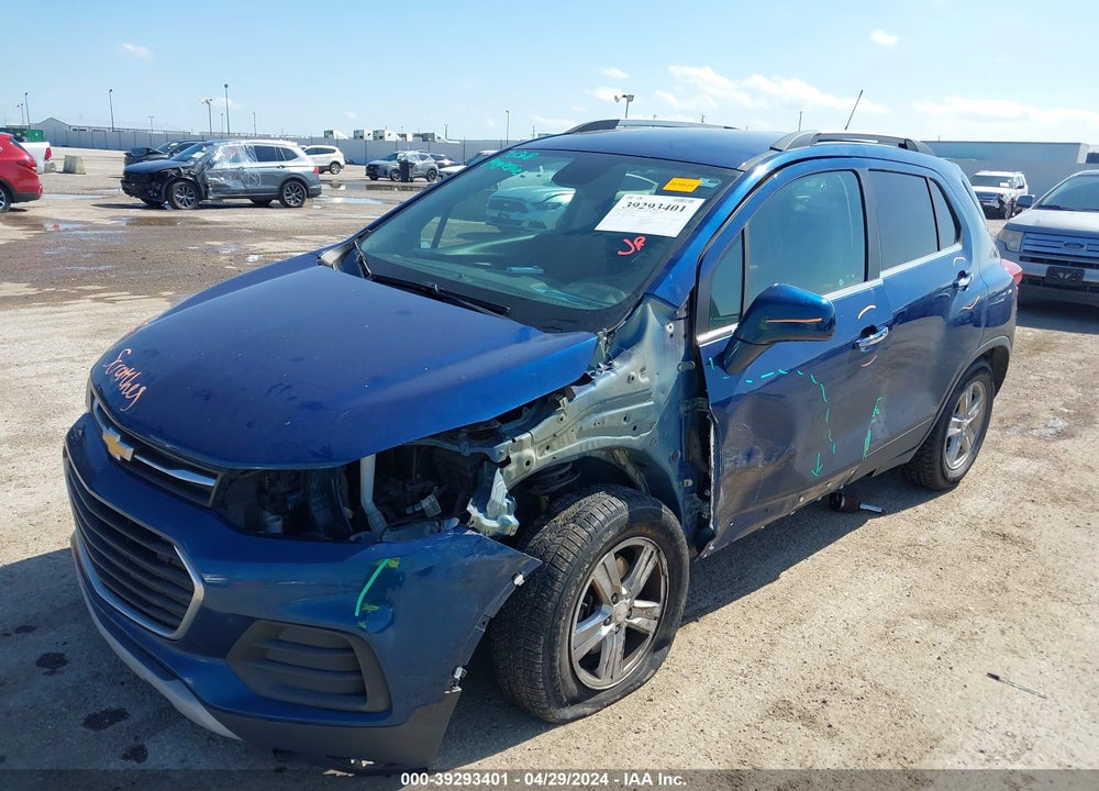 2019 CHEVROLET TRAX LT VIN: 3GNCJLSB2KL345473
