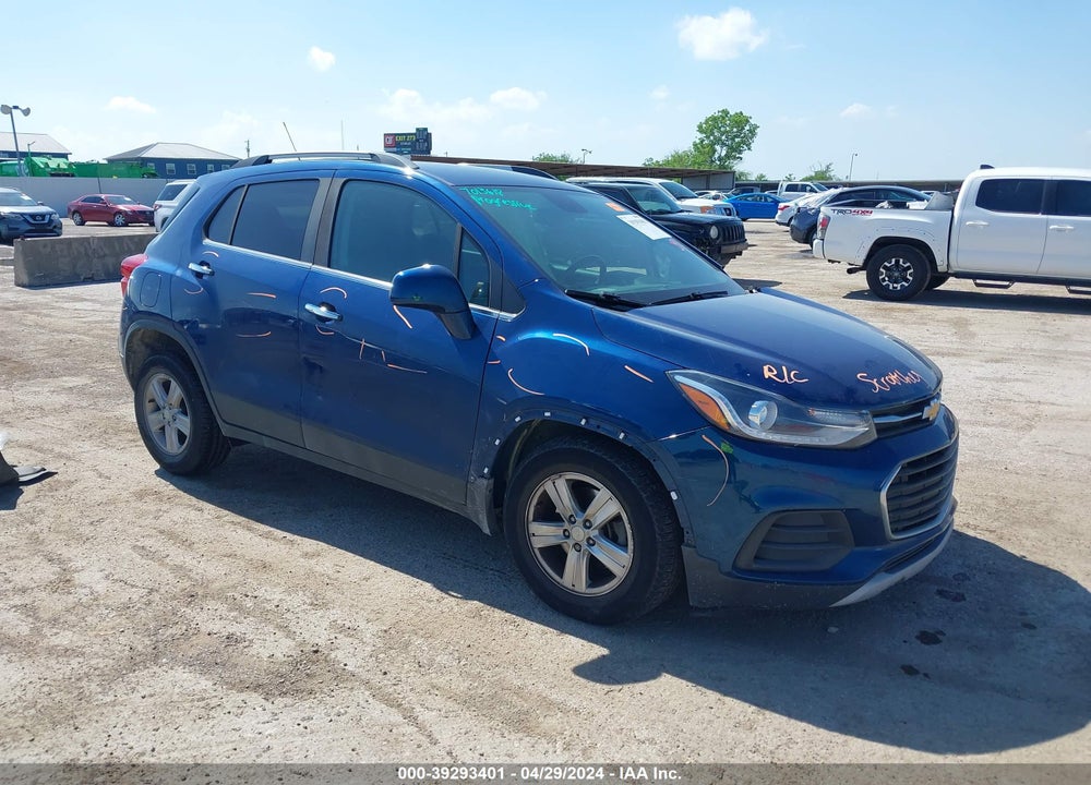 2019 CHEVROLET TRAX LT VIN: 3GNCJLSB2KL345473
