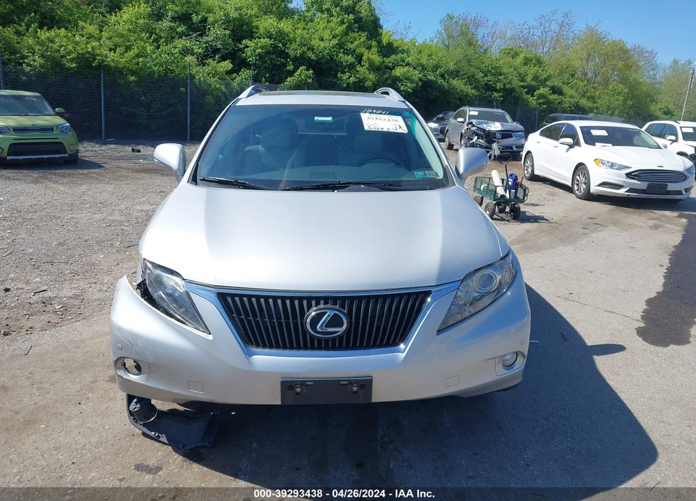 2012 LEXUS RX 350 VIN: 2T2BK1BA1CC124041