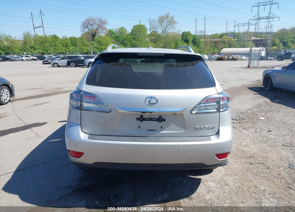 2012 LEXUS RX 350 VIN: 2T2BK1BA1CC124041