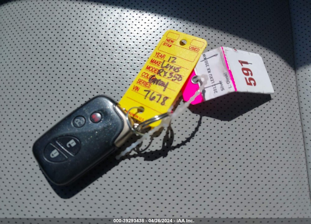 2012 LEXUS RX 350 VIN: 2T2BK1BA1CC124041