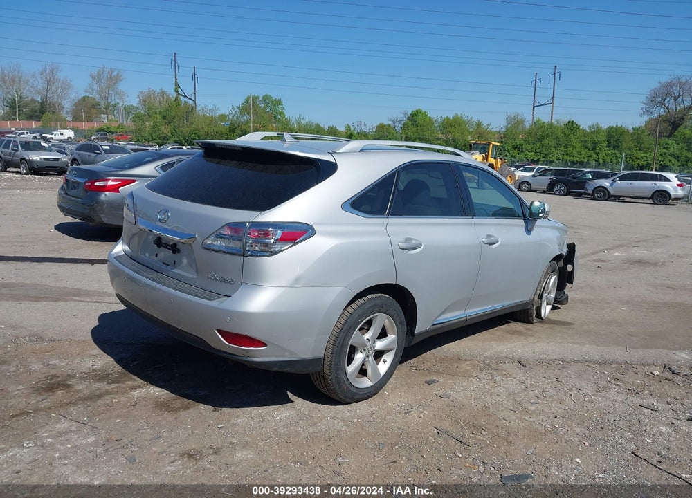 2012 LEXUS RX 350 VIN: 2T2BK1BA1CC124041