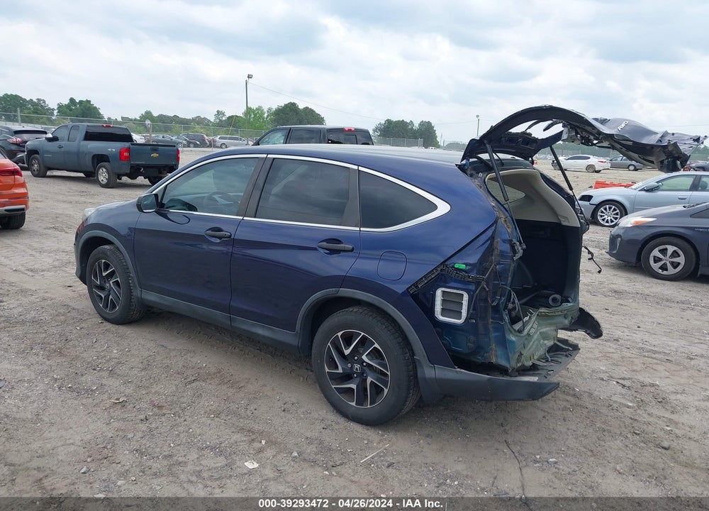 2016 HONDA CR-V SE VIN: 2HKRM4H42GH695749